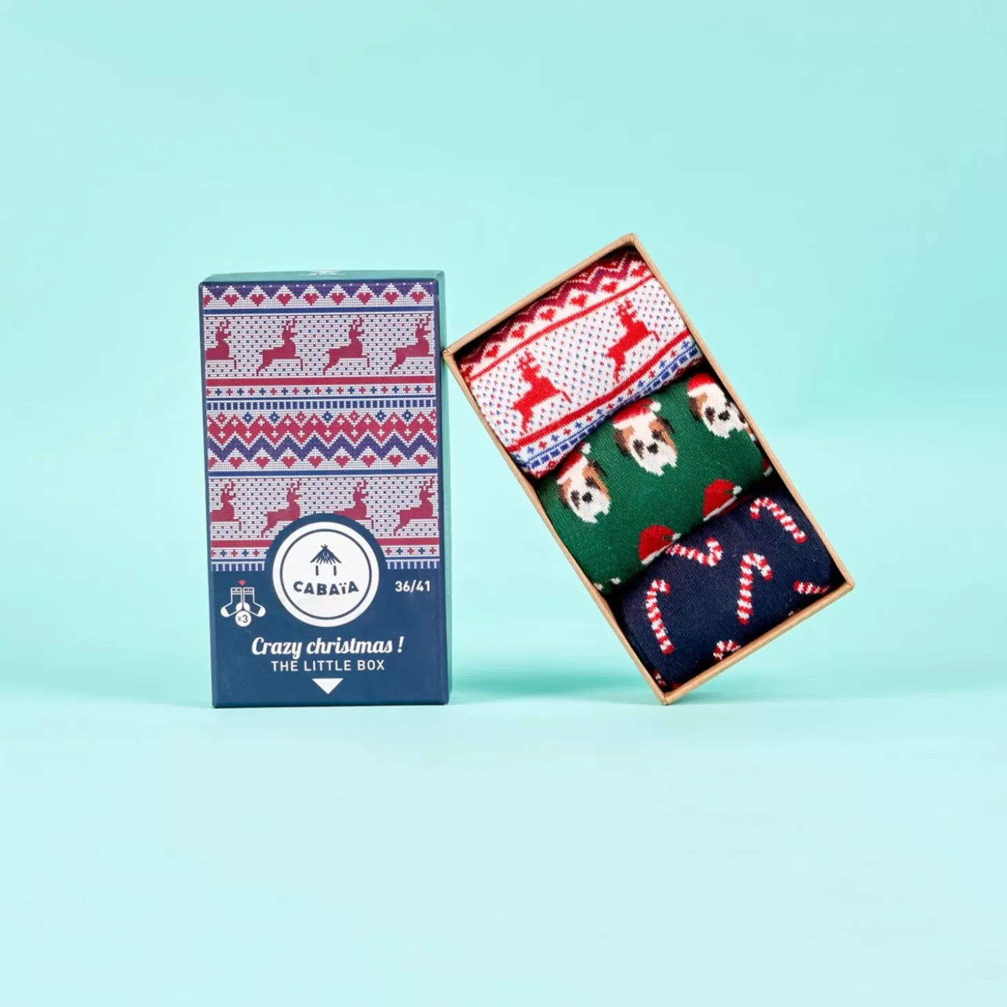 Cabaïa Crazy Christmas< Chaussettes 36/41