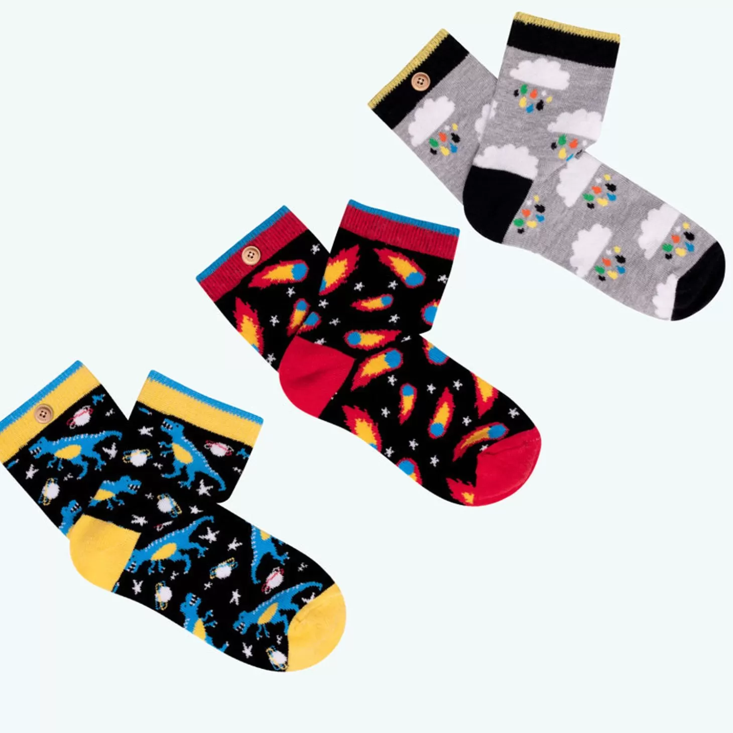 Cabaïa Space Rocket< Chaussettes 25/30 Et 31/35